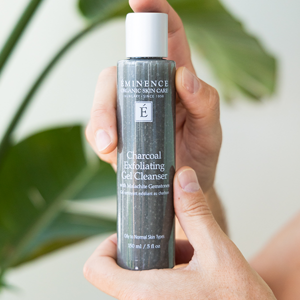 Eminence Organics Charcoal Exfoliating Cleanser Instagram Post