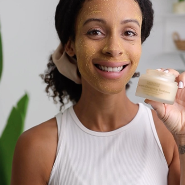 Eminence Organics Turmeric Energizing Treatment ASMR Instagram Post